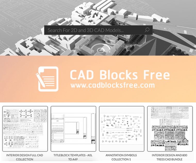 &nbsp;2. คลิ๊ก&nbsp;http://www.cadblocksfree.com/
