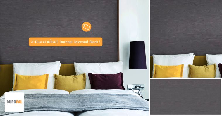 ตกแต่งห้องให้ดูสุขุม เพื่อเพิ่มความเงียบสงบยามพักผ่อน กับลามิเนต “ Duropal Texwood Black ” ภาพประกอบ