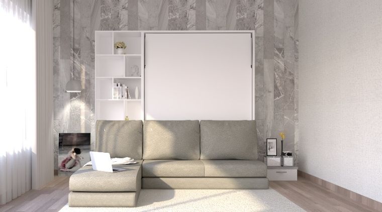"Inspire-Sofa L Shape" เตียงพับ กับการใช้งานที่มากกว่าเตียงนอน ภาพประกอบ