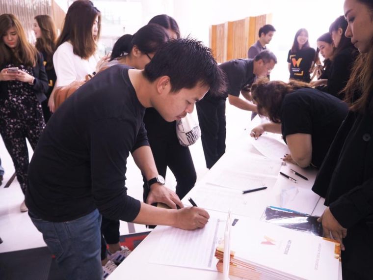 &nbsp;ภาพบรรยากาศการลงทะเบียนก่อนเข้างาน