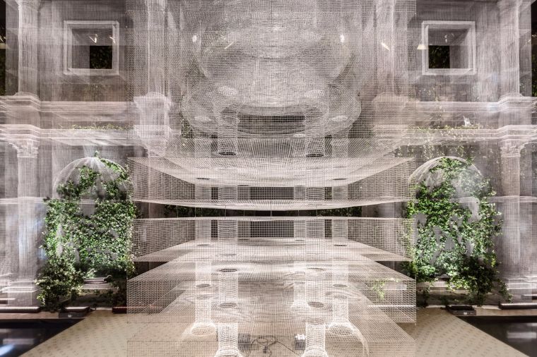 เสมือนภาพโฮโลแกรม.. "Wire Mesh Installation" ผลงานการสร้างสรรค์ที่น่าทึ่งของ Edoardo Tresoldi ภาพประกอบ
