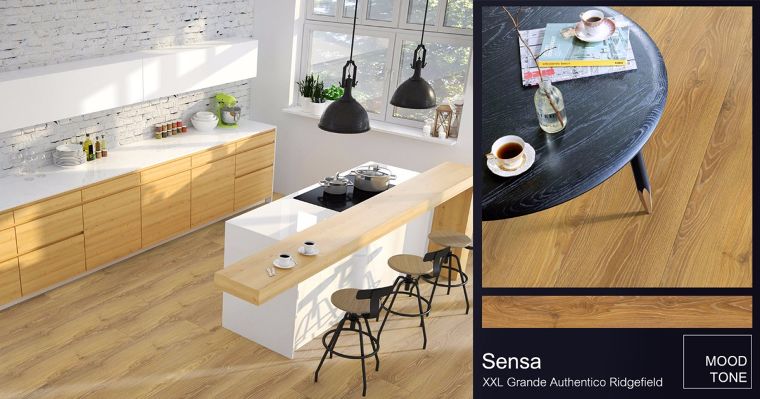 พื้นไม้ลามิเนต "Sensa : Ridgefield" กับบรรยากาศการตกแต่ง ด้วยโทนที่ดูอบอุ่น และผ่อนคลาย ภาพประกอบ