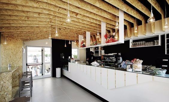 10 ไอเดียกับวัสดุยอดฮิต ไม้อัด OSB  ตกแต่งร้าน CAFÉ  แบบ LOFT STYLE ภาพประกอบ