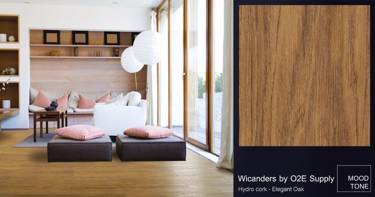 พื้นไม้คอร์ก "Elegant Oak" กับการตกแต่งในบรรยากาศที่นุ่มนวลผ่อนคลาย ให้กลิ่นอายธรรมชาติ ภาพประกอบ