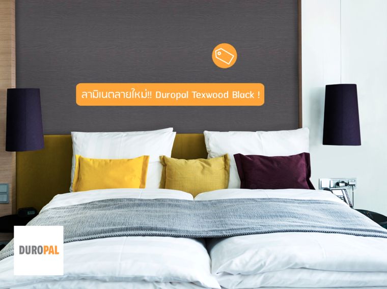 ตกแต่งห้องให้ดูสุขุม เพื่อเพิ่มความเงียบสงบยามพักผ่อน กับลามิเนต “ Duropal Texwood Black ” ภาพประกอบ